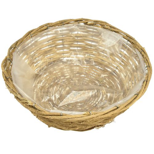 Artikel Pflanzschale Deko Schale Rund Natur Reben Ø35cm H12cm