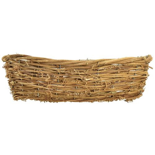 Artikel Pflanzschale Natur Rebe Blumenschale Oval 40x19x11,5cm