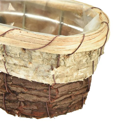 Artikel Pflanzwanne Holz Natur 3-farbig L29,5/25/23cm 3er-Set