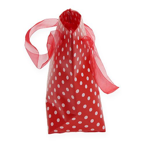 Floristik24 Geschenk-Tasche Rot, Weiß 22,5cm 8St