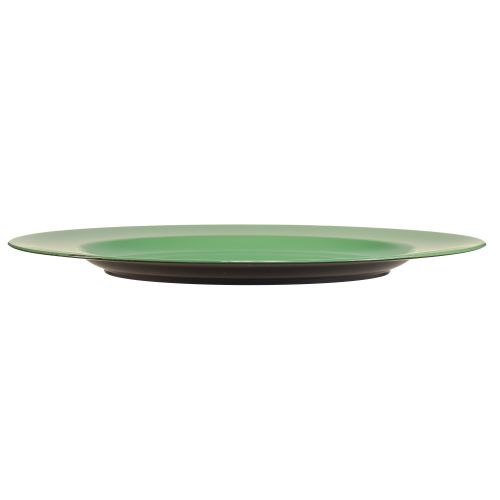 Artikel Robuster Grüner Kunststoffteller – 28 cm, Perfekt für den täglichen Dekoration und Outdoor-Aktivitäten – 4St