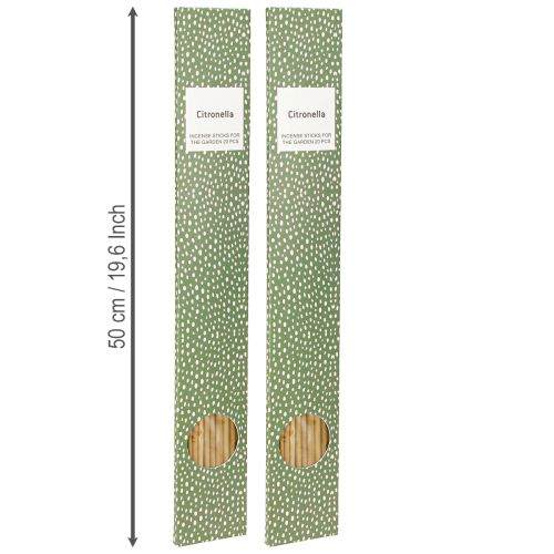 Artikel Citronella Räucherstäbchen Bambus L50cm 20 Stäbchenx2St