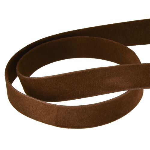 Artikel Samtband Braun Schmuckband Deko Band 15mm 7m