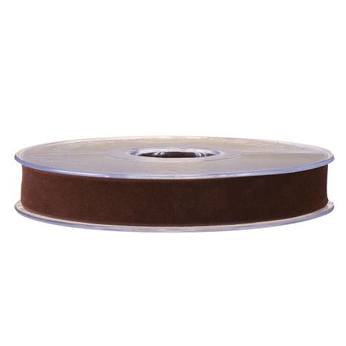 Artikel Samtband Braun Schmuckband Deko Band 15mm 7m