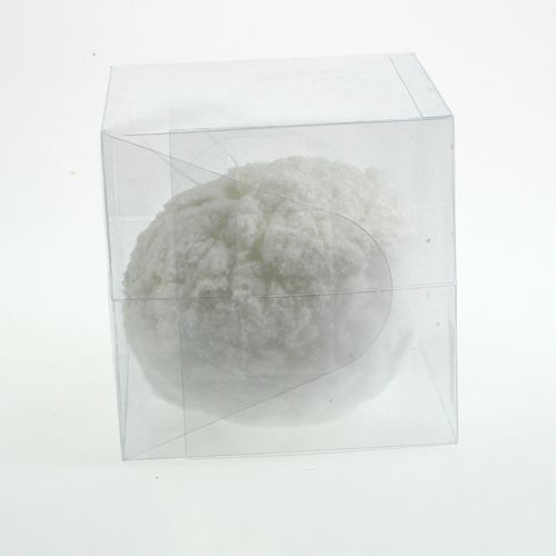 Floristik24 Schneeball mit Glitzer Weiß 25 cm