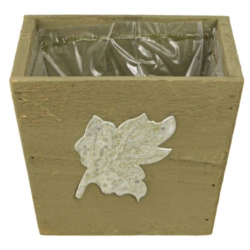 Artikel Pflanzkasten Holz Shabby Chic Holzkiste Grün 11×14,5×14cm