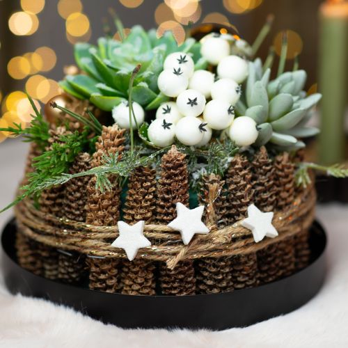Artikel Streusterne mit Glitter Creme 2,5cm 96 St