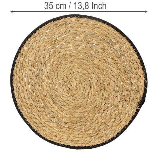 Artikel Tischmatte Binsengras Platzdeckchen Rund Ø35cm 4 St