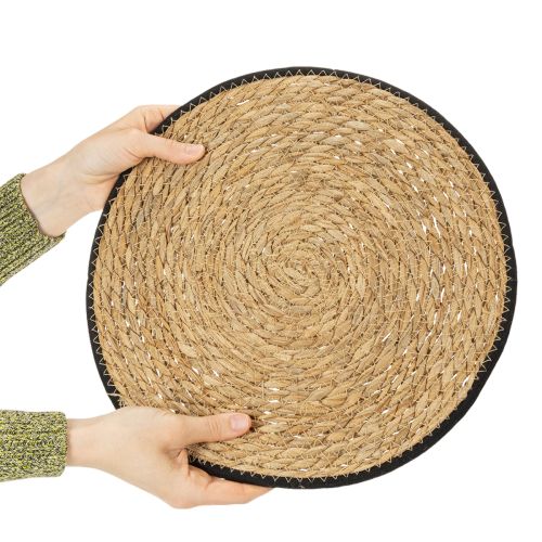 Artikel Tischmatte Binsengras Platzdeckchen Rund Ø35cm 4 St