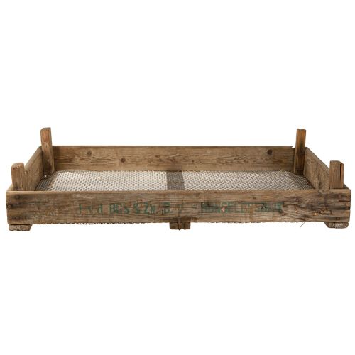 Artikel Vintage Holzkiste mit Maschendraht Landhausstil 75×50×14cm