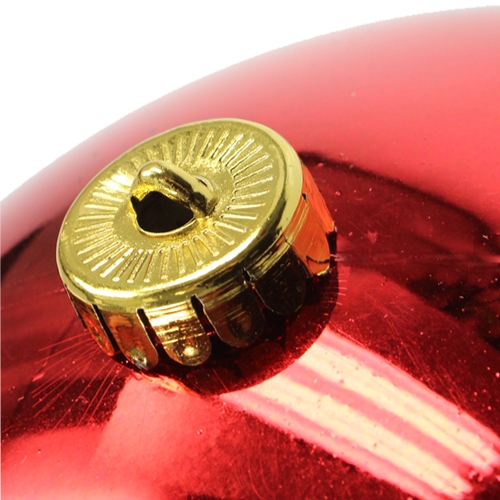 Floristik24 Weihnachtskugel Kunststoff groß Rot Ø25cmFalsch