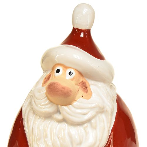 Artikel Weihnachtsmann-Figur in Rot 13 cm – Ideale Weihnachtsdekoration für eine festliche Atmosphäre – 2St