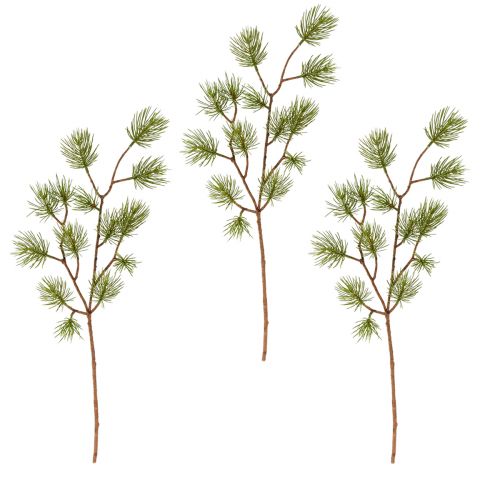 Artikel Weihnachtszweige Künstliche Pinienzweige L54cm 3St