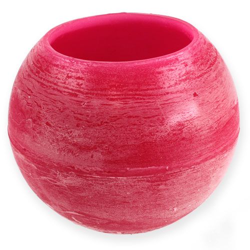 Floristik24 Windlicht Wachskugel Ø 20cm Pink