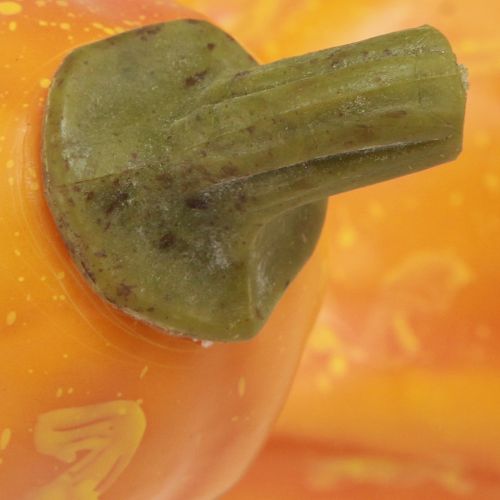 Artikel Zierkürbis Deko Künstlicher Kürbis Orange Ø13,5cm H25cm