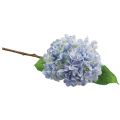 Floristik24 Hortensie künstlich Blau Kunstblume Blau Ø15,5cm 45cm