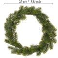 Künstlicher Türkranz Tannengrün Ø 35cm aus Kunststoff | Floristik24.at