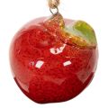 Herbstdeko Äpfel Keramik 5cm rot-grün zum Hängen 4er Set | Floristik24.at
