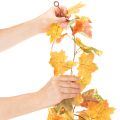 Ahorn-Girlande aus Kunststoff 165cm Herbstfarben für Dekoration | Floristik24.at