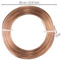 Aluminiumdraht 2mm Braun 60m für Floristik und Bastelarbeiten | Floristik24.at