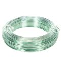 Floristik24 Aluminiumdraht 2 mm 60 m mintgrün für Bastel- und Dekorationsprojekte