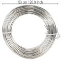 Aluminiumdraht Silber 3mm 1kg für Floristik und Bastelarbeiten | Floristik24.at