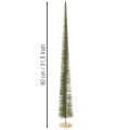 Deko Tannenbaum künstlich mit Holzsockel 80cm grün | Floristik24.at