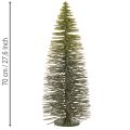 Tannenbaum künstlich Grün 70 cm aus Metall und Kunststoff für Winterdekoration | Floristik24.at