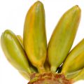 Floristik24 Künstlicher Bananenbund, Deko-Obst, Baby-Bananen L7–9cm