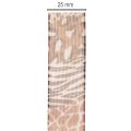 Dekoband aus Polyester mit Animal-Print 25 mm x 20 m für Geschenk- und Wohnraumdekoration | Floristik24.at