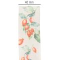 Geschenkband aus Polyester mit Hagebutten-Motiv 40 mm x 18 m | Floristik24.at