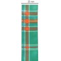 Geschenkband Polyester Schottisch Kariert Grün Rot 25mm 20m für Innenbereich | Floristik24.at