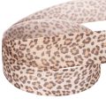 Geschenkband Polyester Leopard-Print 25 mm x 18 m für Dekoration | Floristik24.at