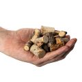 Deko-Holzstücke Birke mit Rinde ca. 3 cm 300 g für Bastelarbeiten | Floristik24.at