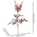 Künstliche Astilbe 80cm Rotbraun Kunststoff für Innenbereich | Floristik24.at