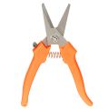 Blumenschere aus Edelstahl mit Kunststoffgriff, 19 cm, orange | Floristik24.at
