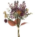 Floristik24 Blumenstrauß künstlich Distel Eukalyptus Strauß Blumendeko 36cm