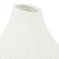 Floristik24 Blumenvase Keramik Zwiebelform Weiß Ø13cm H13,5cm 2St