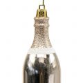 Floristik24 Champagnerflasche zum Hängen Hellgold 10St