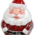 Floristik24 Christbaumschmuck Santa, Schneemann Plastik Ø8cm 2St