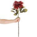 Kunstblume Dahlie 68cm Rot-Orange aus Seidenstoff und Kunststoff | Floristik24.at