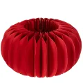 Floristik24 Papierkürbis Rot Wabenpapier 24 cm 4er Set für Tischdekoration