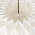 Papier-Dekokugel Kürbisform Weiß 34 cm 2 Stück | Floristik24.at