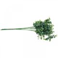 Floristik24 Deko-Eukalyptuszweig Dunkelgrün Künstlicher Eukalyptus Künstliche Grünpflanzen 6St