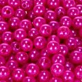 Dekorationsperlen Kunststoff Pink Ø8mm 250 Stück | Floristik24.at