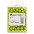 Kunststoff-Dekoperlen Ø10mm Grün 115 Stück | Floristik24.at