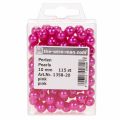 Dekoperlen Kunststoff Ø10 mm Pink 115 Stück | Floristik24.at