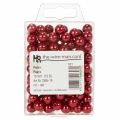 Deko-Perlen Kunststoff Rot Ø10mm 115 Stück | Floristik24.at