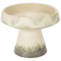 Floristik24 Dekoschale aus Keramik creme-graugrün Ø20cm H16cm