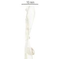 Dekoband Creme mit Herzen und Perlen 10mm x 5m Polyester Polystyrol | Floristik24.at